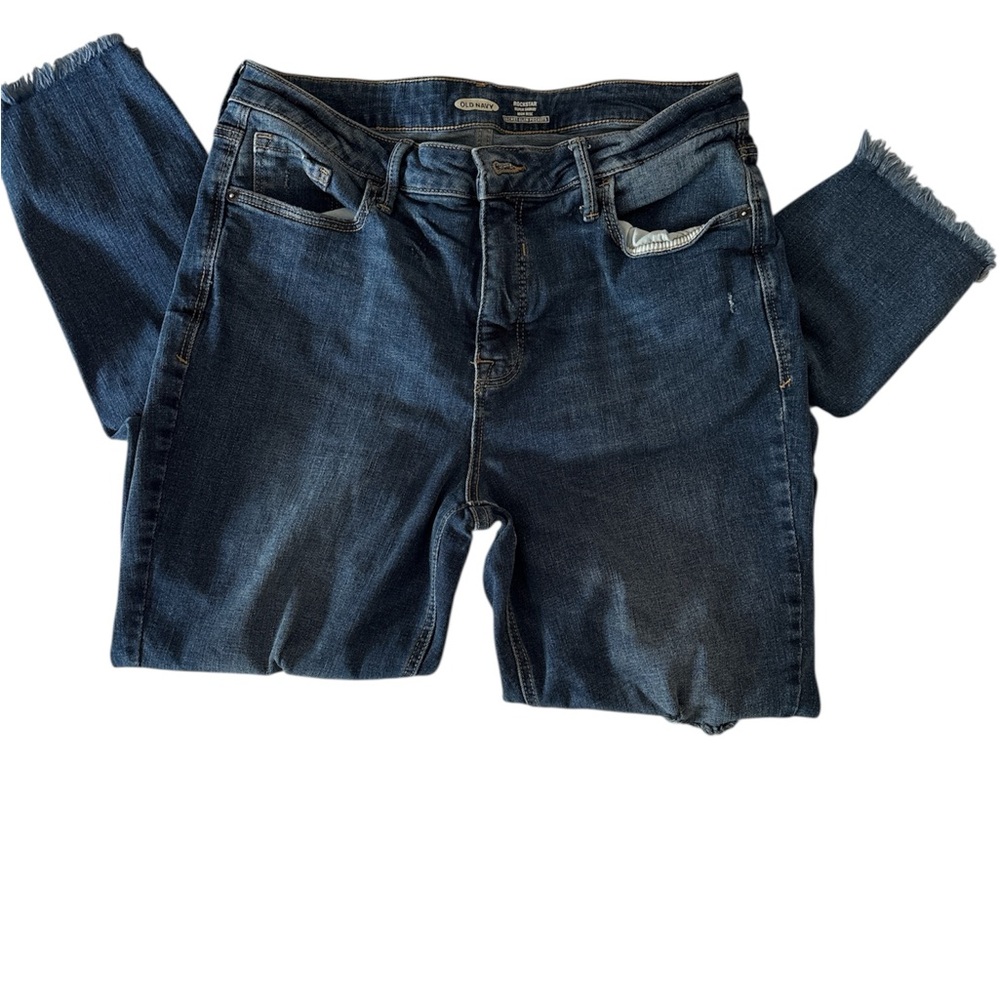 Old Navy Blue Ankle Cropped Jeans